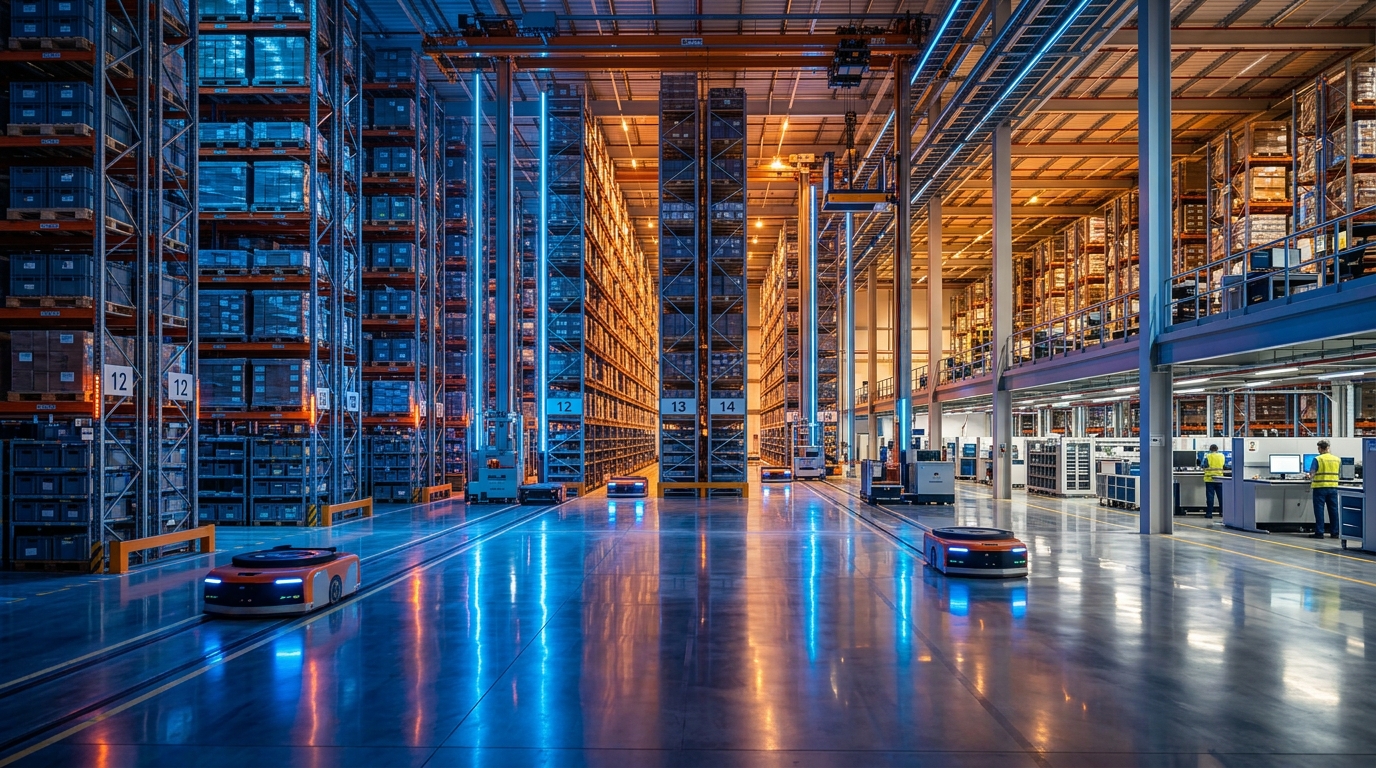 Smart High-Tech Warehouse Facilities